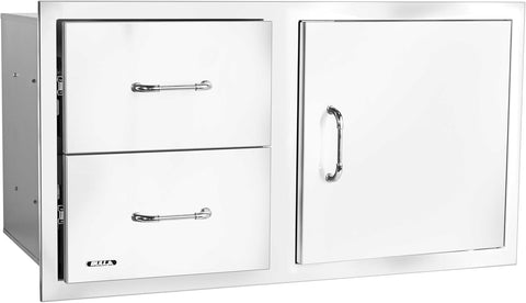 Bull Outdoor Products 38" Door/Drawer 55890 Combo w/Reveal, Stainless Steel