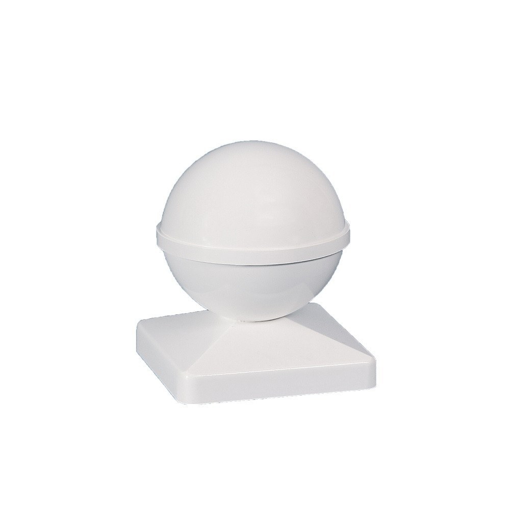 Classy Caps BP944/BP955 Ball PVC Post Cap, x and x availab  Yard Outlet